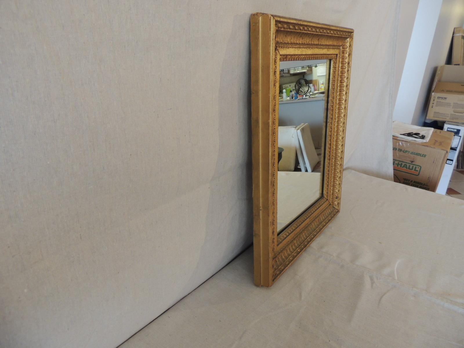 vintage gold leaf mirror
