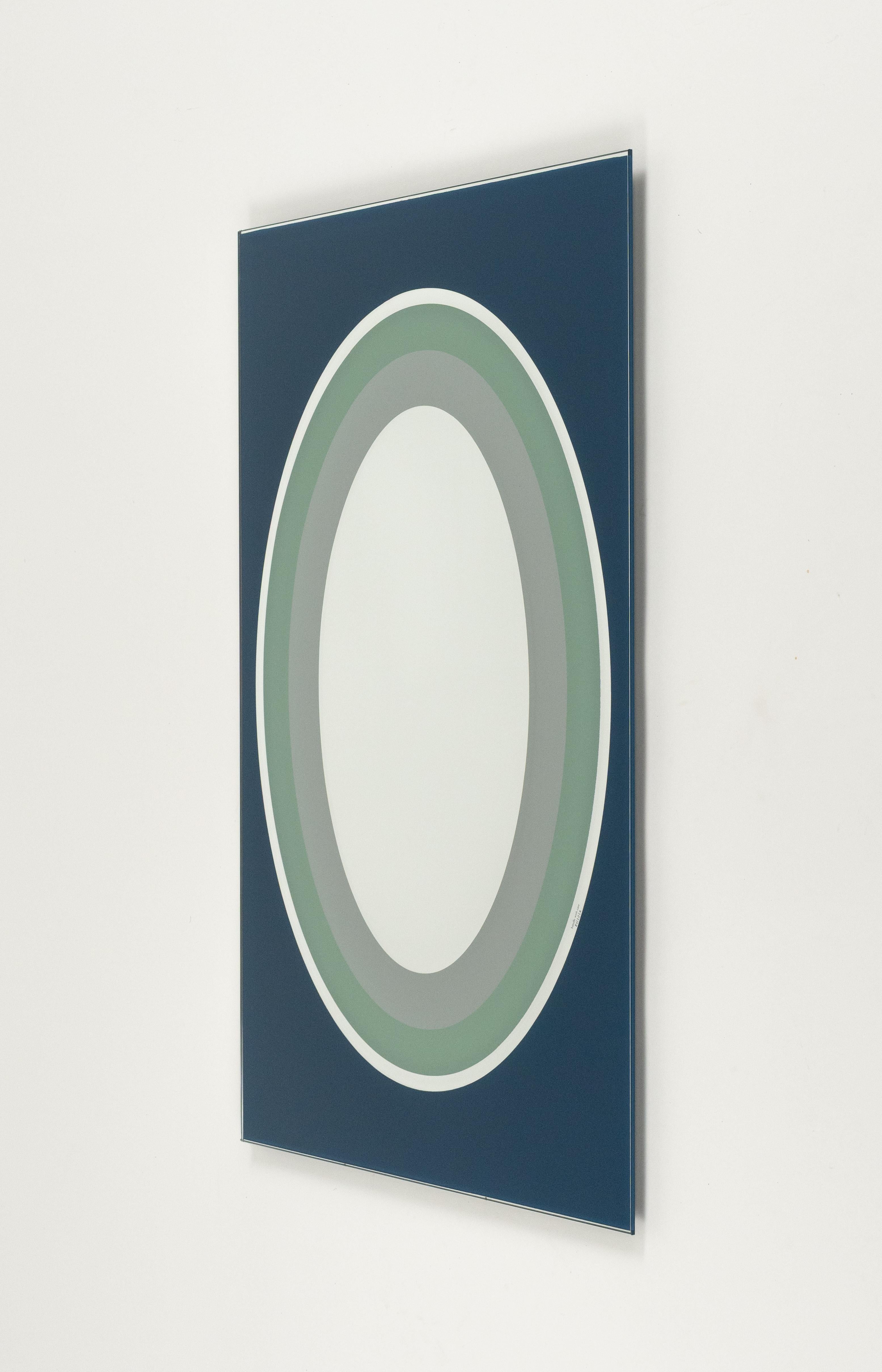 Espejo de pared rectangular de Sottsass Associati para Egizia, Italia Años 80 en venta 4