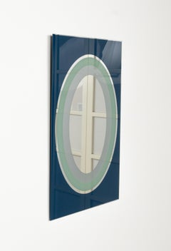 Miroir mural rectangulaire de Sottsass Associati pour Egizia, Italie, années 1980