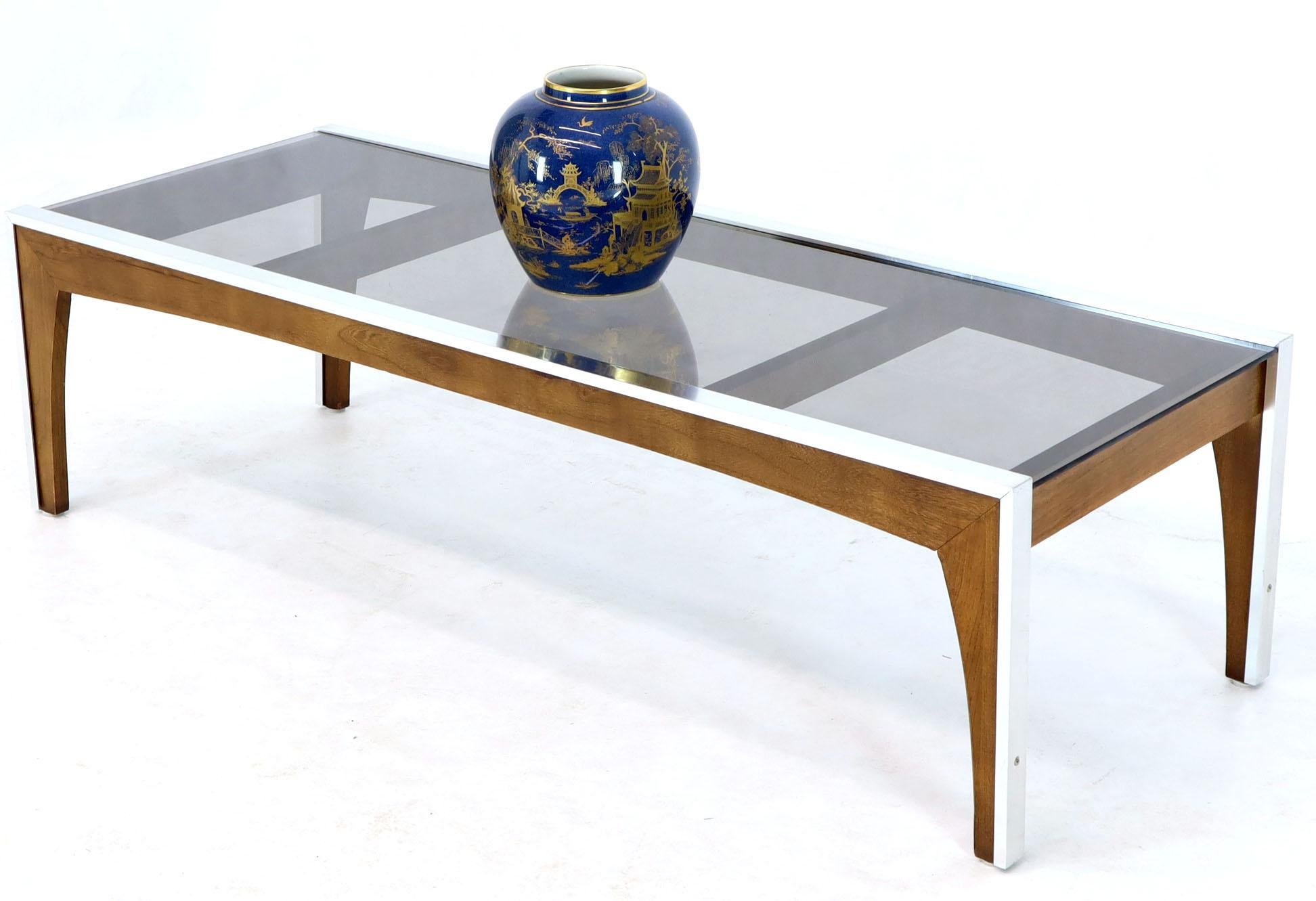 lane smoked glass coffee table
