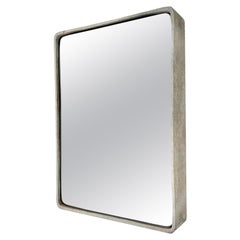 Rectangular Willy Guhl Concrete Mirror, 1960s Switzerland