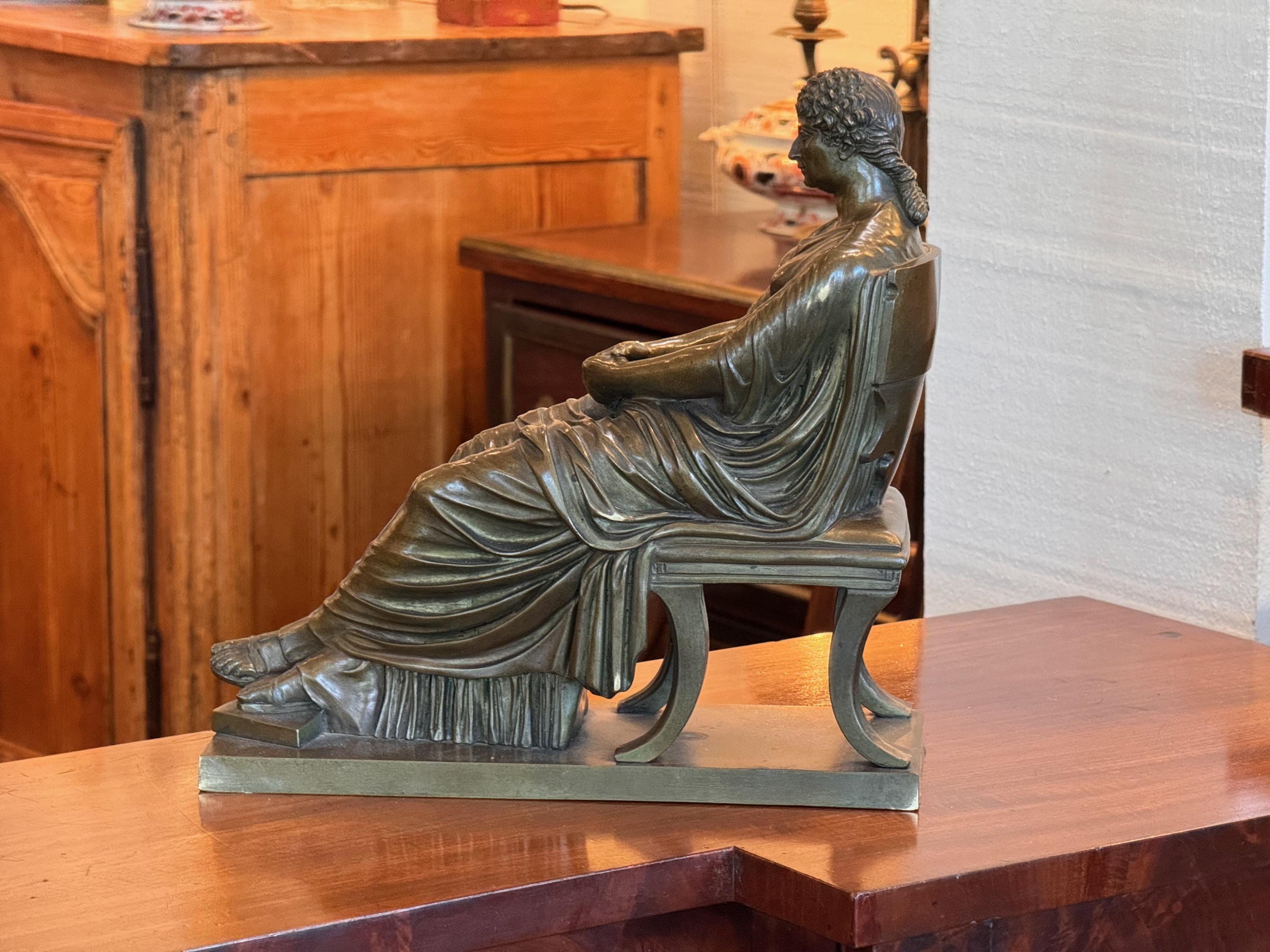 Un bronzo neoclassico. Colata di grande qualità.