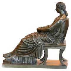 Recumbent Figure Bronze Sculpture