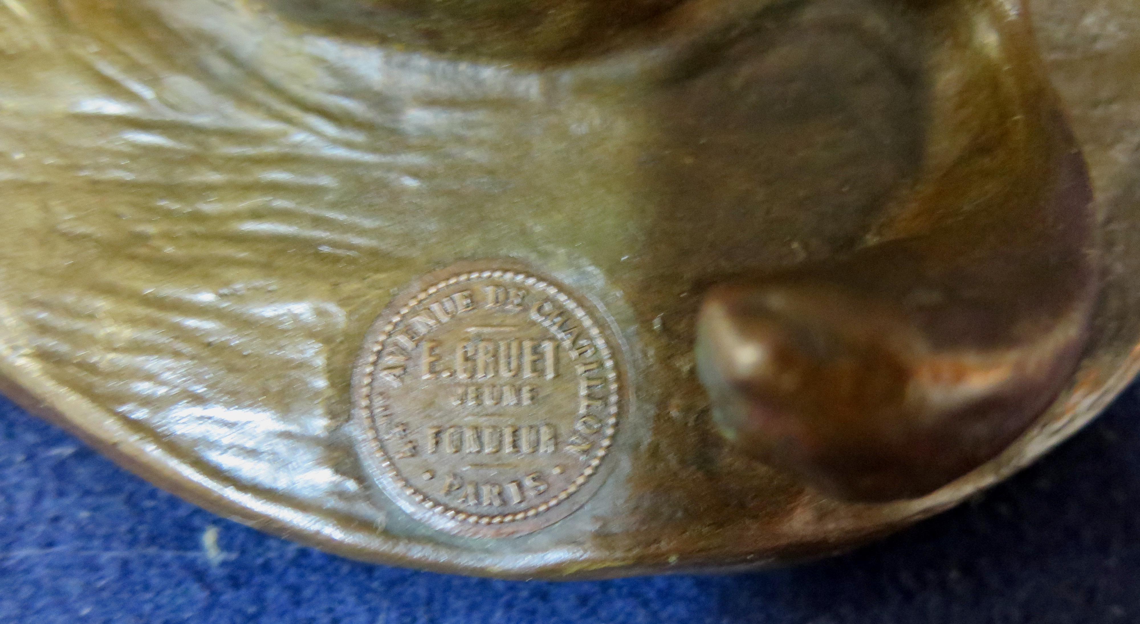 Leone reclinabile Bronzo in vendita 1