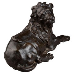 Lion couché - Italie centrale, XVIIe siècle