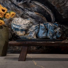 "Recumbent Lion" Lingbi Scholars' Rock Sculpture