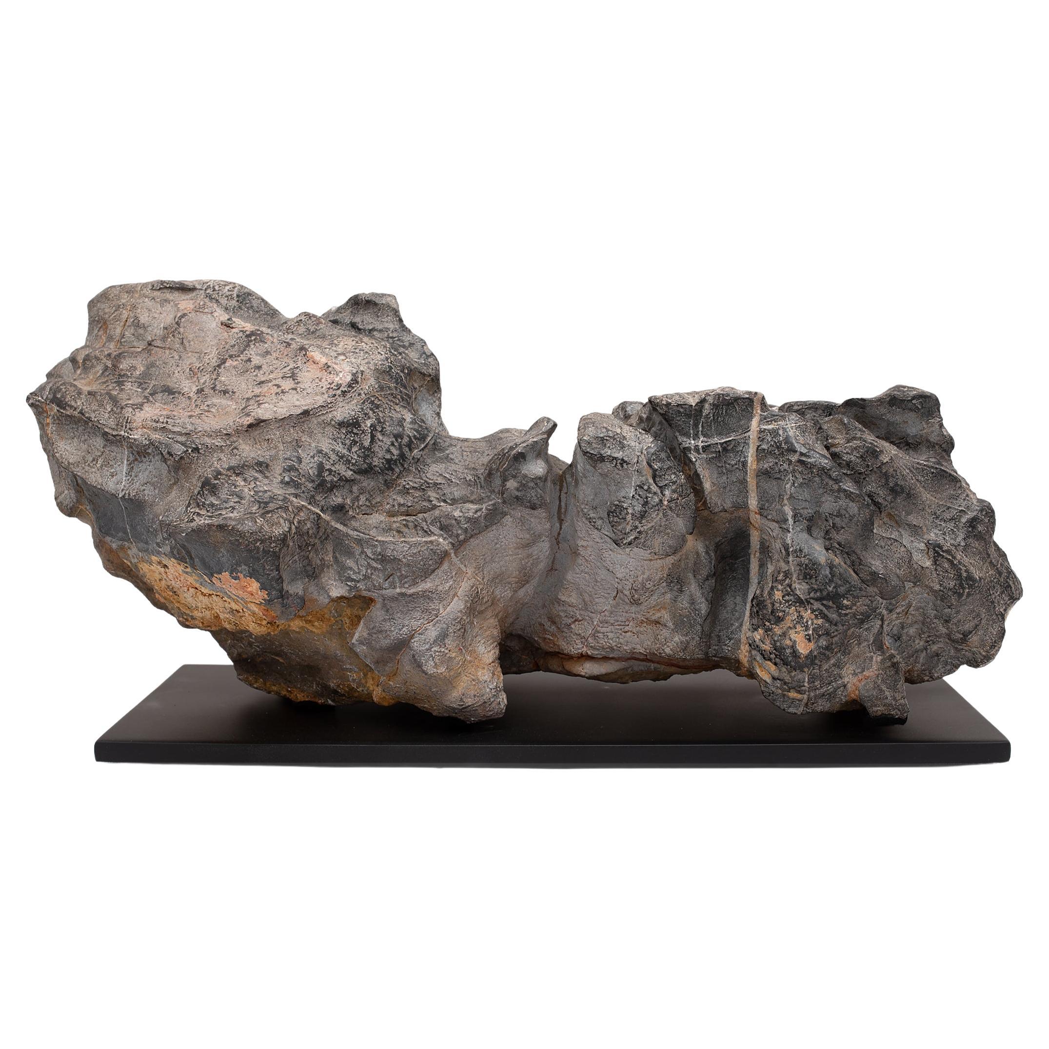 "Recumbent Lion" Lingbi Scholars' Rock Sculpture