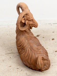 Recumbent Terracotta Ram