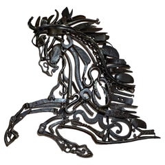 Recup Art by Libecq Recovered Metal Horse, 2016