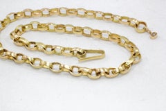 Recycled 18 Karat Gold Link Chain Necklace
