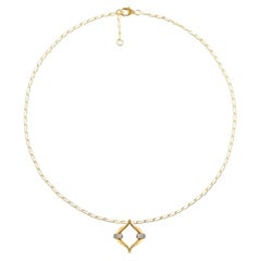 Recyceltes Gold Eboris Link Halskette, Zeitgenössisches Design, Frankreich von MAZARIN
