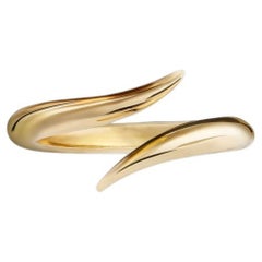 Gold Geschmeidig Recyceltes Gelbgold Zeitgenössischer minimalistischer Eboris Ring von MAZARIN