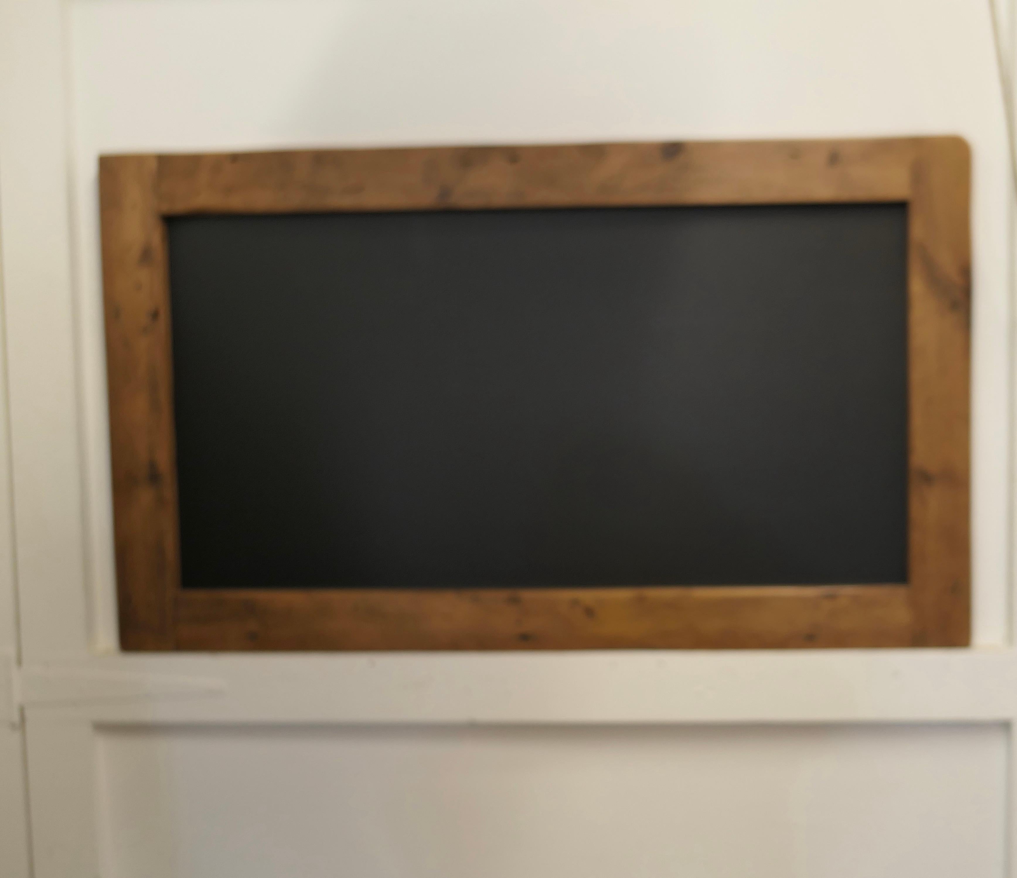 Recycled Pine Wine Bar Menu, Black Board a Good Handsome Piece 1
