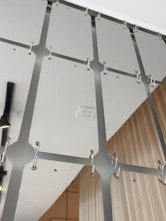 Vintage Stainless Steel Plaques Wall Art or Mirror