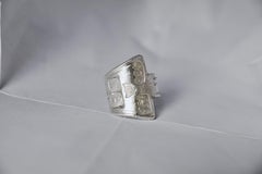 Recycled Sterling Silver The Key of Unbreaking Ring by Karthur Studio