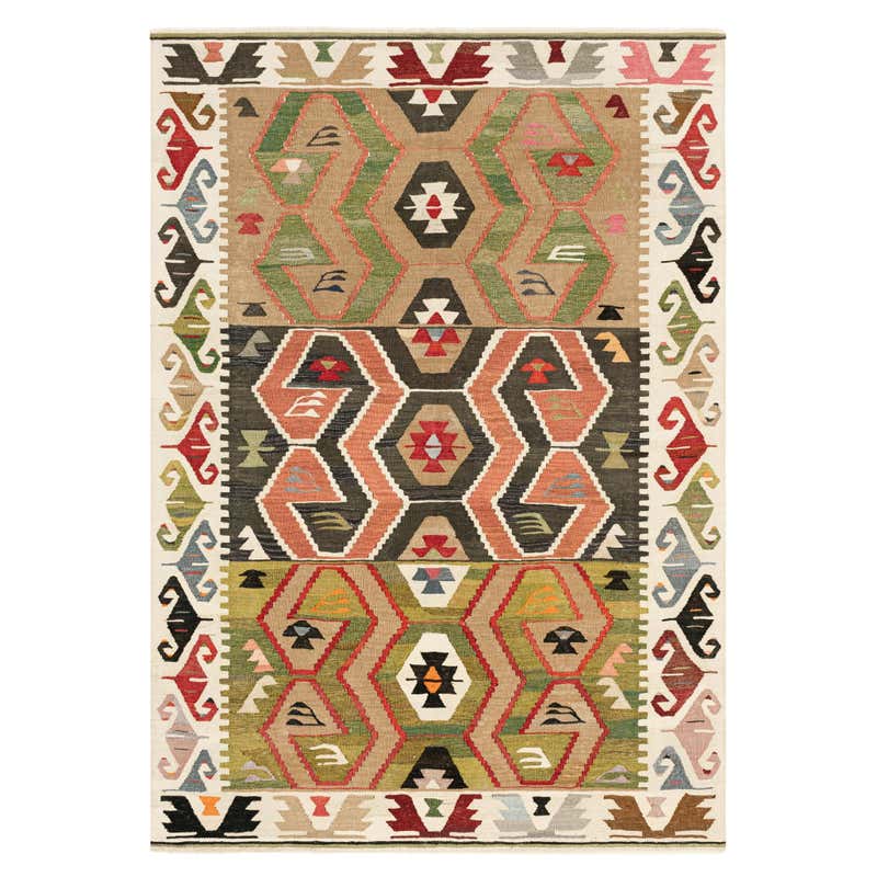 Recycled Yarn Kilim No.01 Runner Original Flatweave Rug by Knots Rugs ...