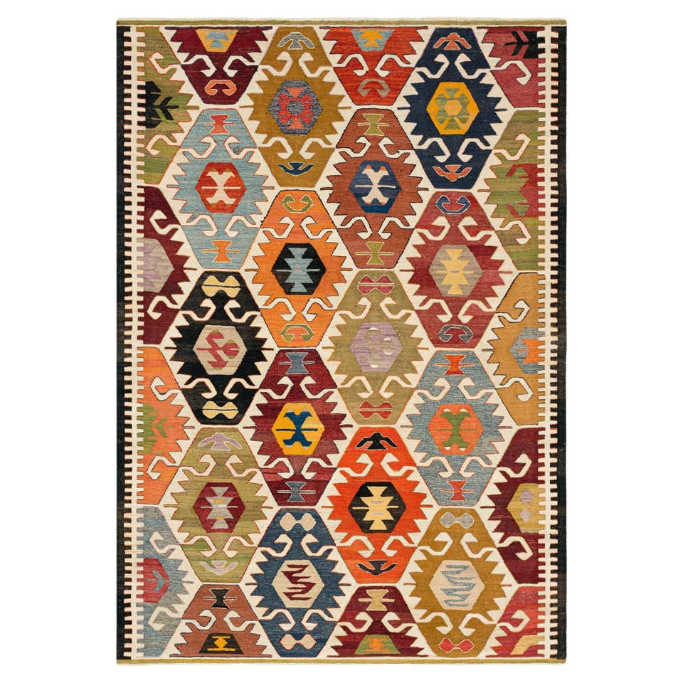 Recycled Yarn Kilim No.01 Runner Original Flatweave Rug by Knots Rugs ...