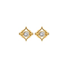 Recycled Yellow Gold Eboris Buds by MAZARIN