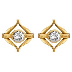 Recycled Yellow Gold Eboris Buds by MAZARIN