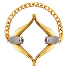 Eboris Sculptural Recycled Gold Link Ring by MAZARIN