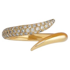 Ring aus Eboris-Gelbgold mit Diamanten von MAZARIN (recycelt)