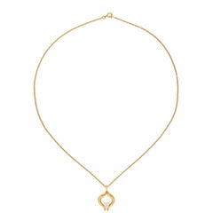 Recycled Yellow Gold Eboris Twin Necklace by MAZARIN