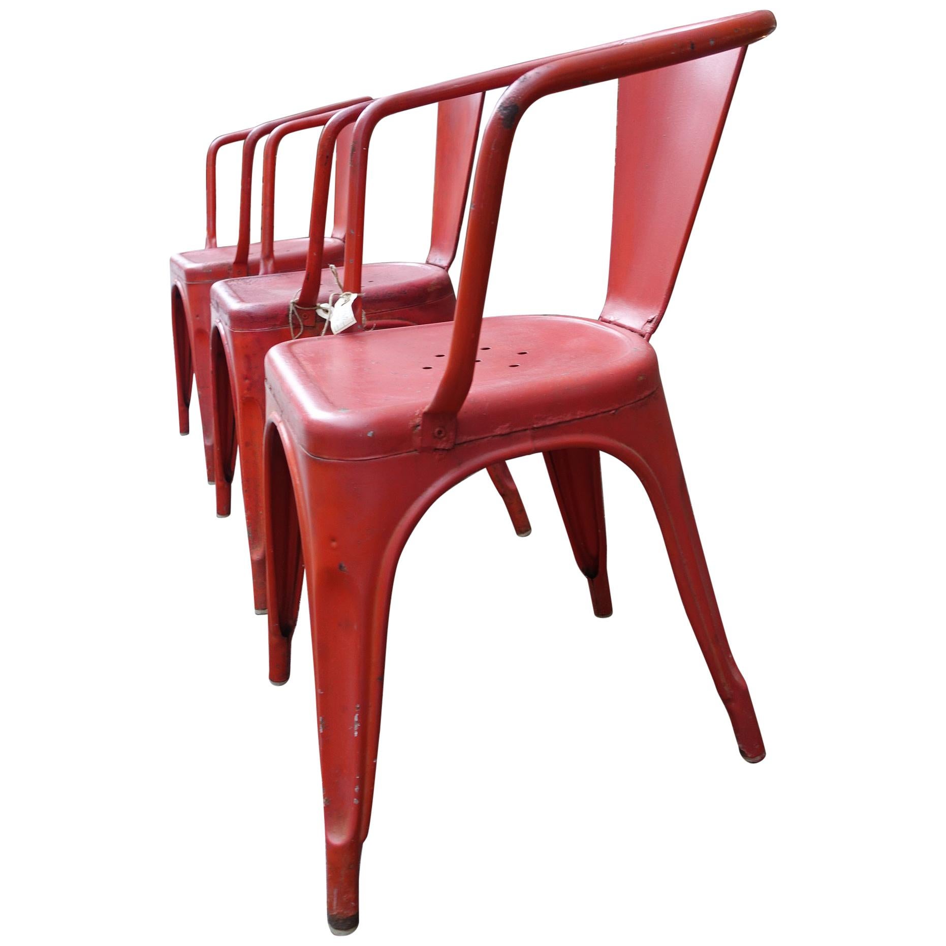 Speisestühle Tolix Stil Snug Vintage Stühle industrielle Metall Essenstuhl 