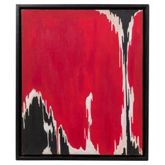 Pittura astratta rossa