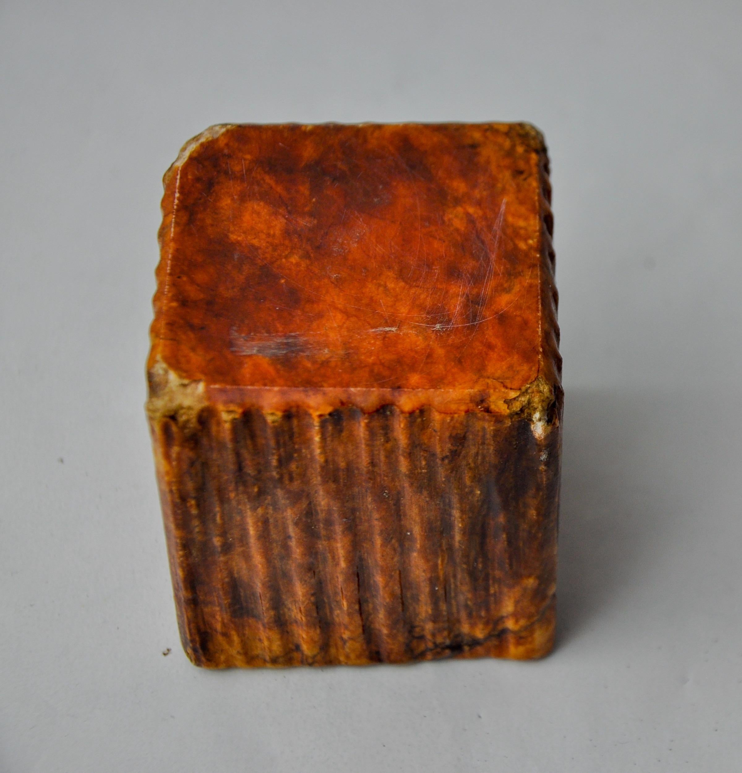 Stone Red alabaster lighter by Romano Bianchi, Italy, 1970 For Sale