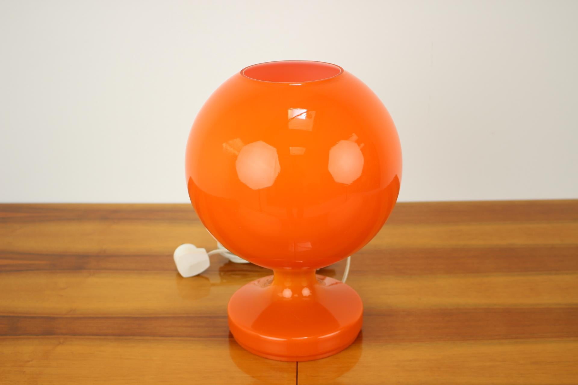 Mid-Century Modern  Allglass Table Lamp Designed by Stefan Tabery, 1960s