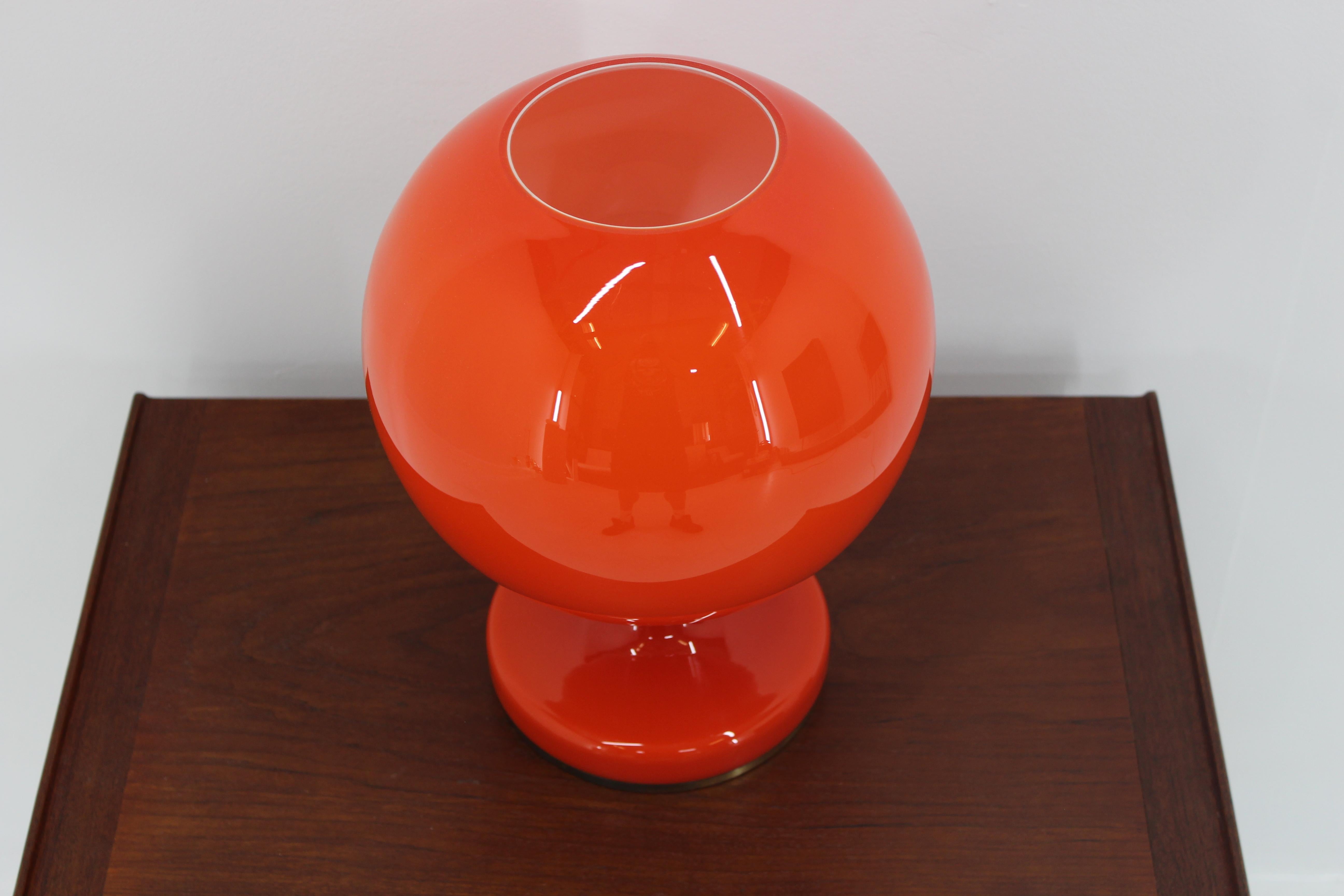 Made in Czechoslovakia
Made of opaline glass
Re-polished
Fully functional
Original condition.