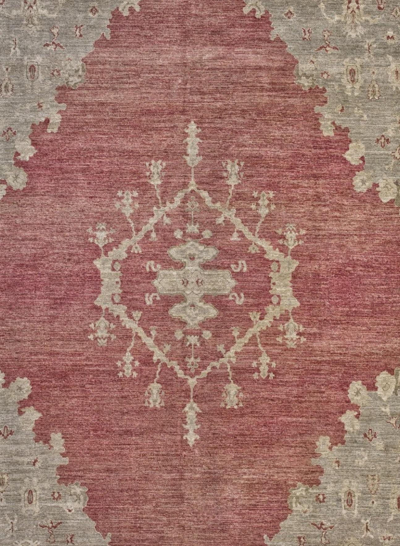 Oushak rugs are the most popular and one of the oldest traditional rugs. Oushak (Usak) rugs that use a particular family of designs, called by convention after the city of Ushak, Turkey. Oushak rugs are known for the silky, luminous wool they work