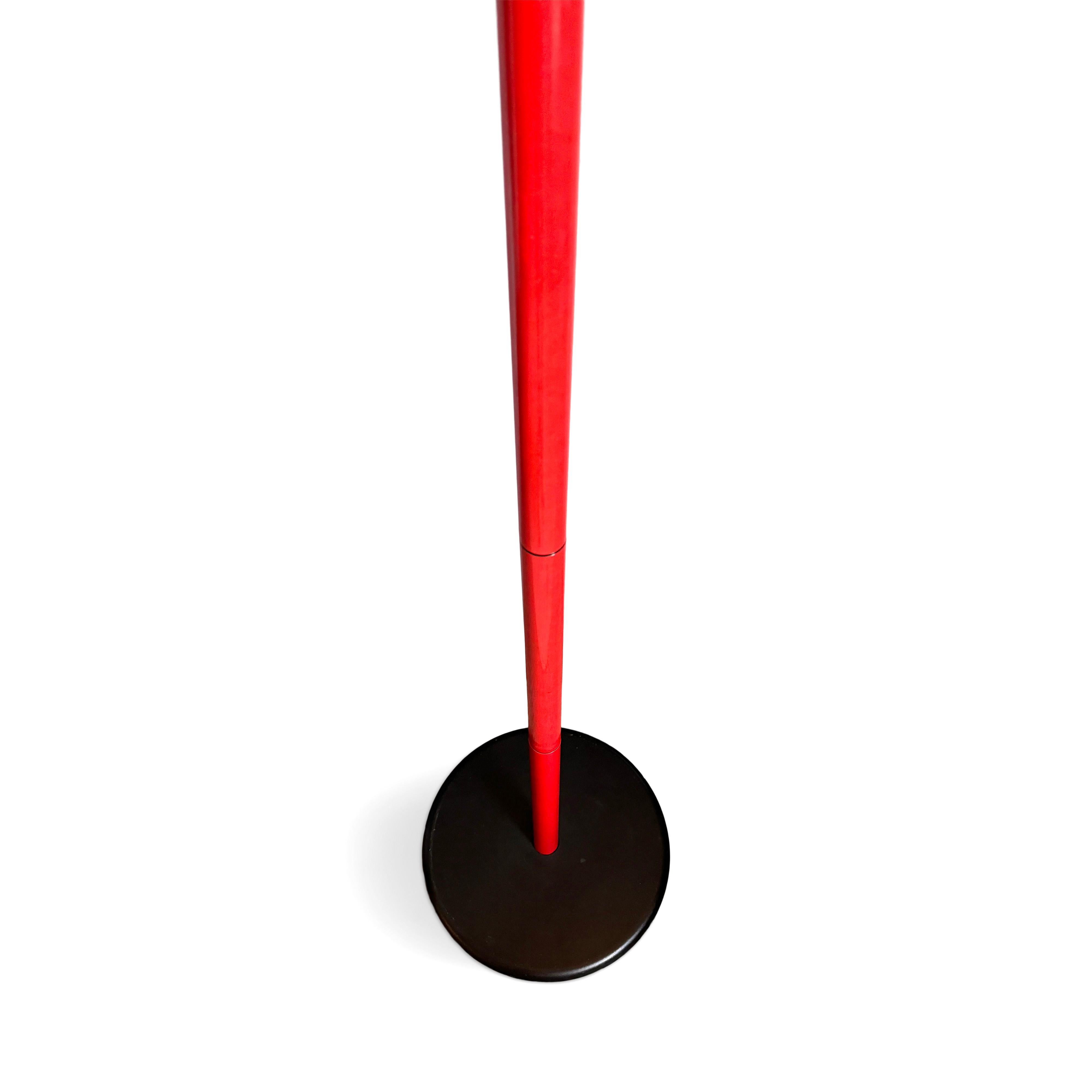 Red and Black Aiuto Coat Rack by Barberi and Marianelli for Rexite 4