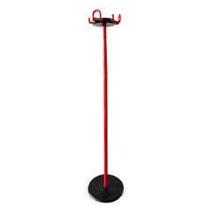 Red and Black Aiuto Coat Rack by Barberi and Marianelli for Rexite