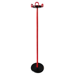Red and Black Aiuto Coat Rack by Barberi and Marianelli for Rexite