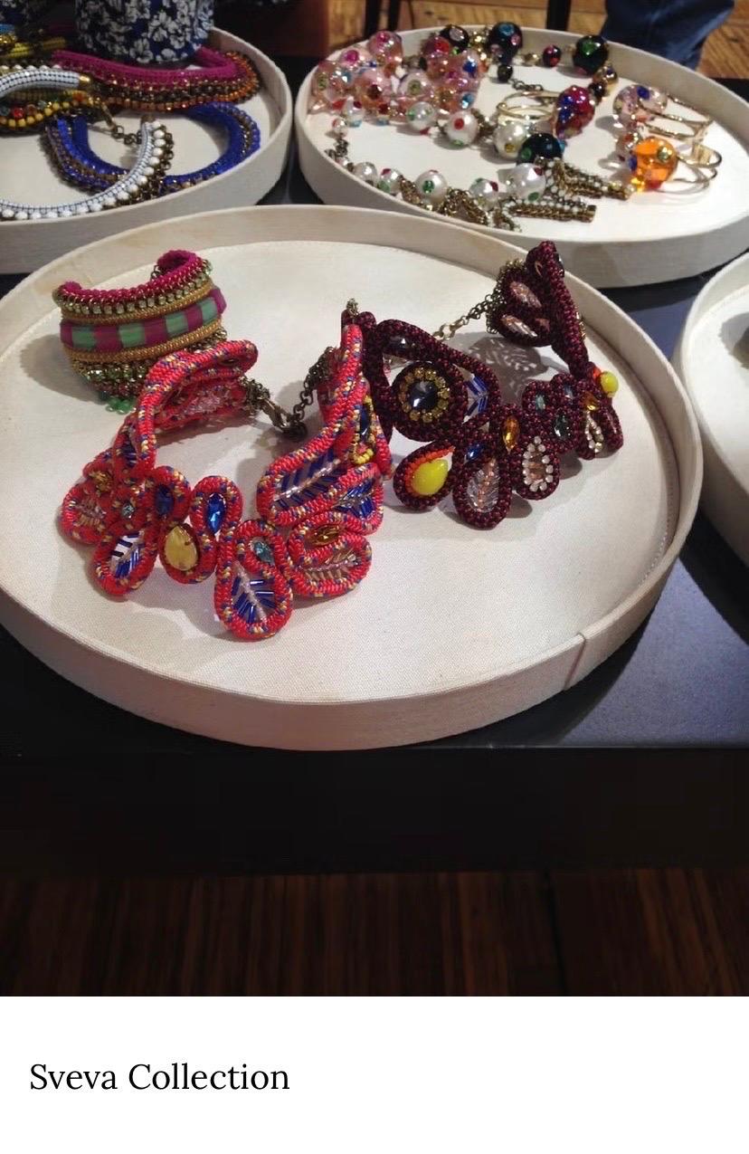 Collier rouge et noir Collection Sveva. en vente 5