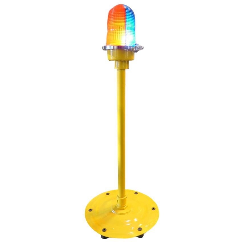 Red and Blue Aviation Runway Lamp For Sale