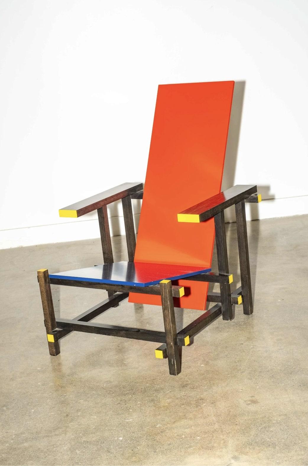 gerrit rietveld chaise rouge et bleu analyse