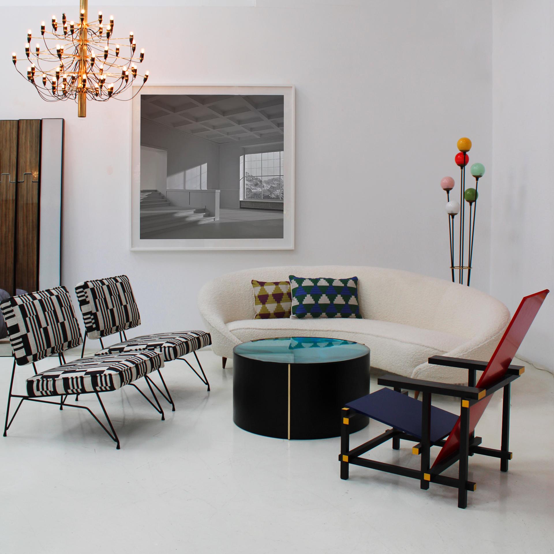 Red and Blue Chair Designed by Gerrit T. Rietveld for Cassina 2