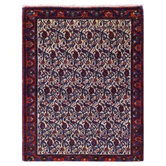 Red and Blue Small Accent Rug