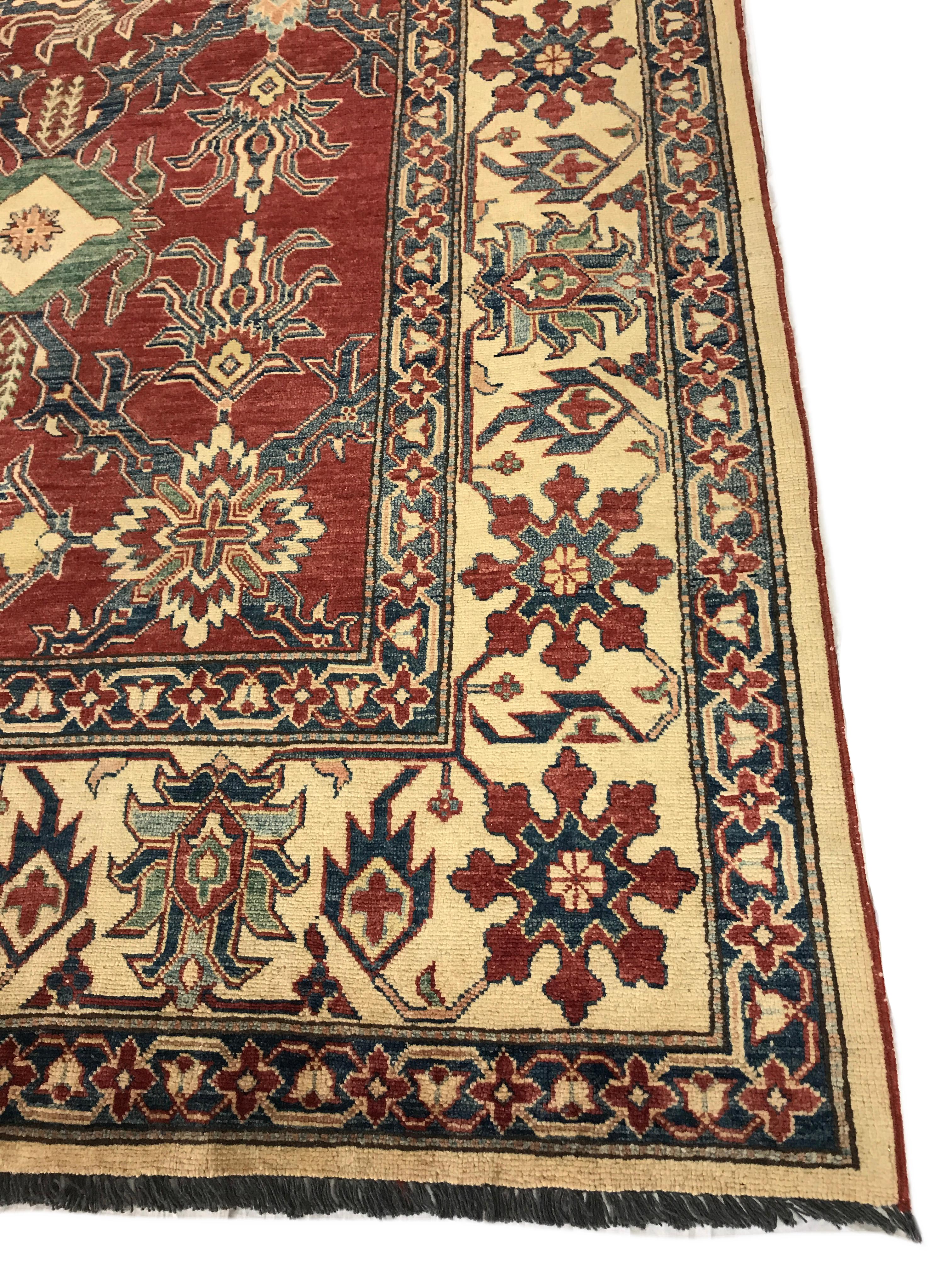 blue traditional area rugs