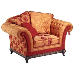 Red and Bronze Armchair