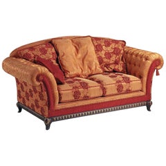 Red and Bronze Sofa