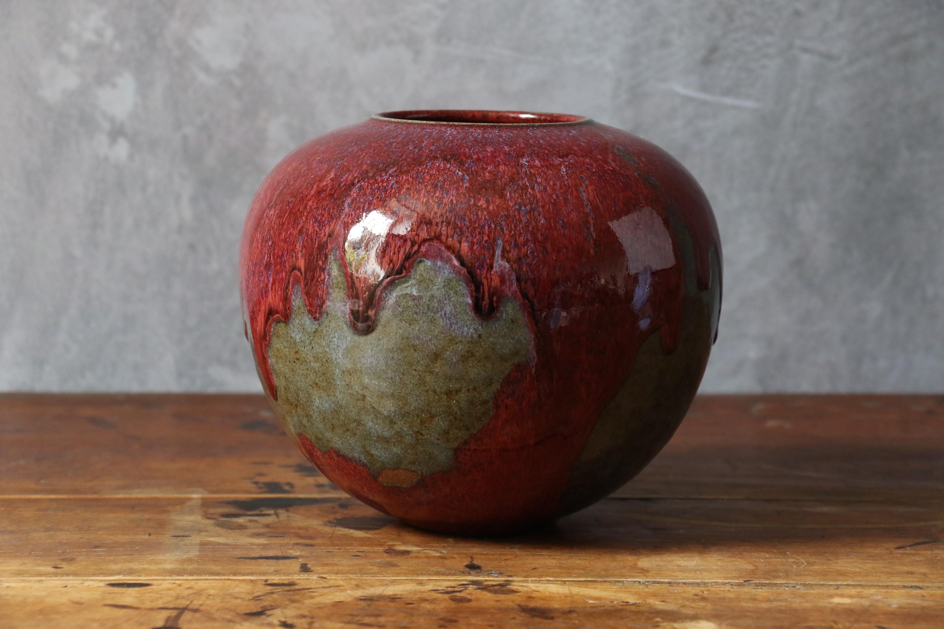 Red and grey ceramic vase by the french ceramist Marc Uzan, Midcentury Modern

Stunning red and gray ceramic vase. The strength of the red is enhanced by the texture, creating a beautiful effect.

More about the artist:

Born in Sousse, Tunisia in