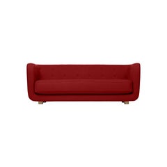 Raf Simons canapé Vidar 3 Vilhelm en chêne rouge et fumé par Lassen
