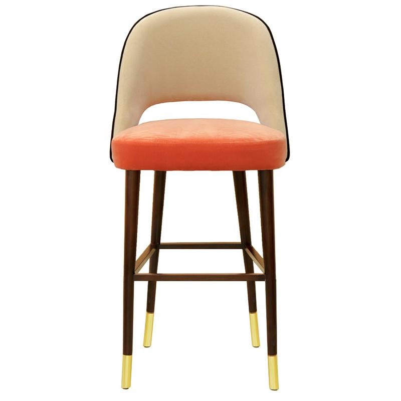 La Habana bar stool is a celebration of the vibrant culture and history of the city it's inspired by. It's so colorful that nobody could forget it. A statement piece that will add a touch of exotic flair to any dining room. You can almost hear the