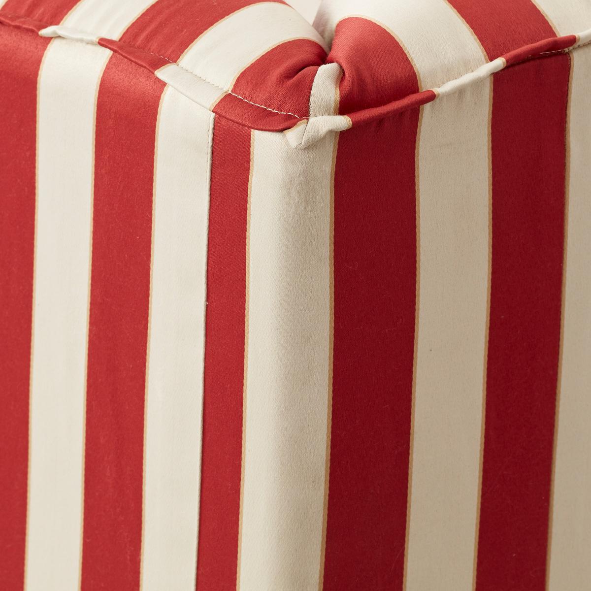 Italian Red and White Striped Sofa, Italy, 1960s