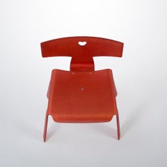 Red Aniline Vitra Eames Kids Plywood ‘Nested Chair’
