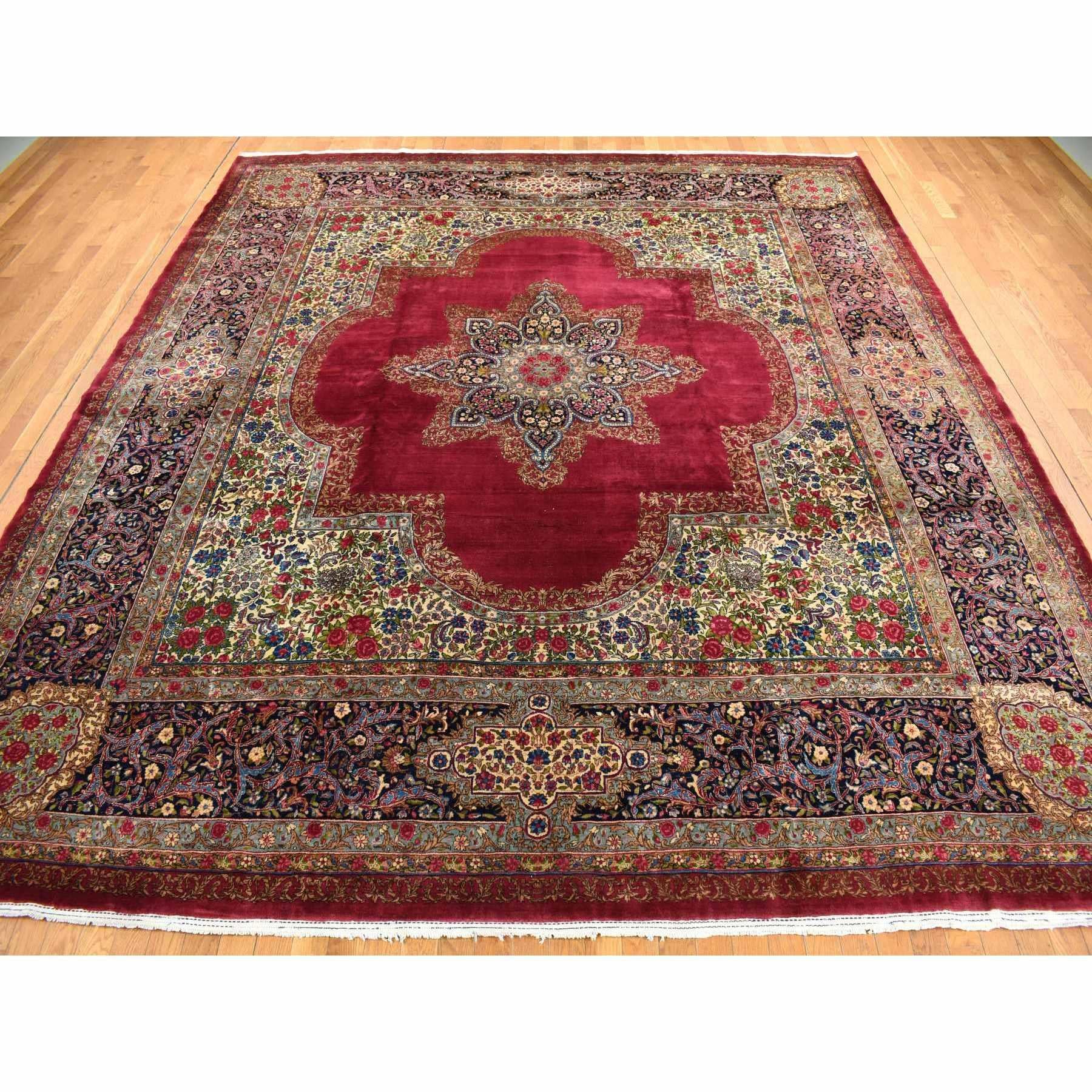 This fabulous Hand-Knotted carpet has been created and designed for extra strength and durability. This rug has been handcrafted for weeks in the traditional method that is used to make
Exact Rug Size in Feet and Inches : 11'8