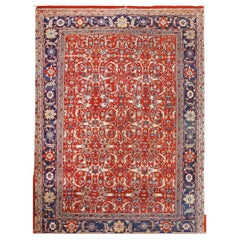 Red Antique Persian Mahal Sultanabad Rug